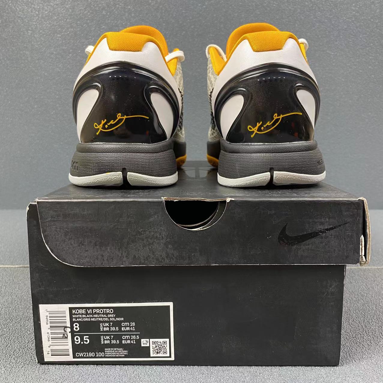 KOBE  6 PROTRO WHITE DEL SOL